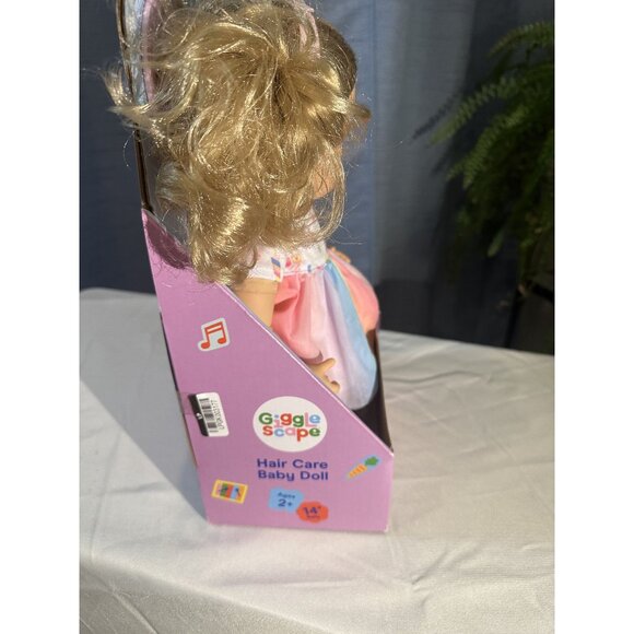 Giggle & Scape Hair Care Baby Doll With Outfit Headband Comb & Shoes Ages 2+ - Picture 4 of 4